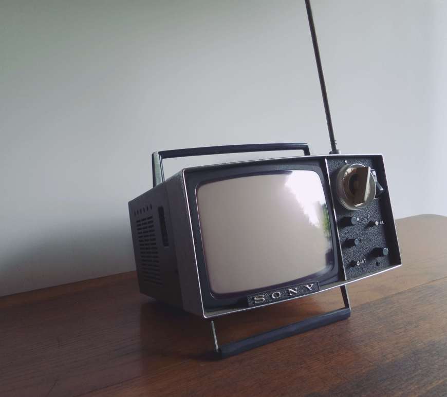 An old television